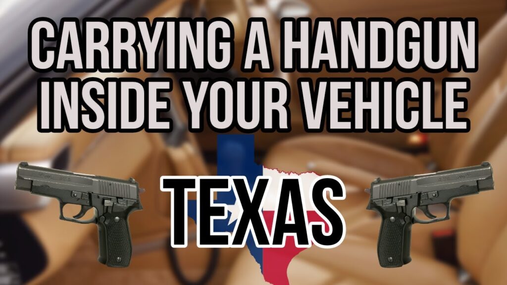 Texas LTC Online - Carrying A Handgun in Car in Texas? Is It Legal?
